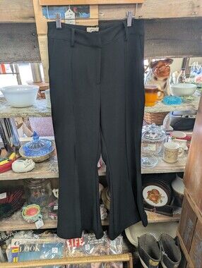 NWOT Black Wide Leg Flare Dress Pants